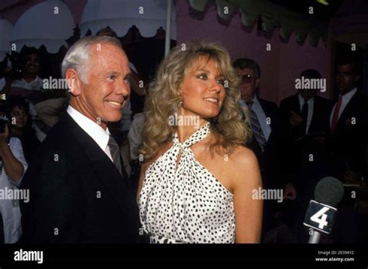 Johnny Carson And Alexis Maas
